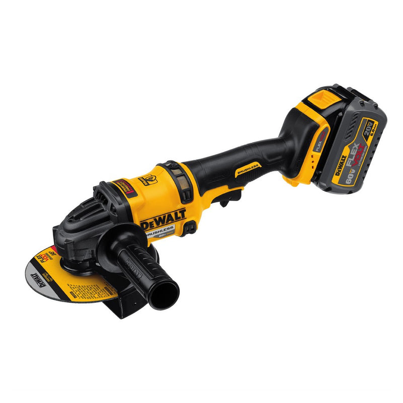 Esmeril angular inalámbrico 4-1/2 pulg 60v flexvolt dcg414t1 DEWALT